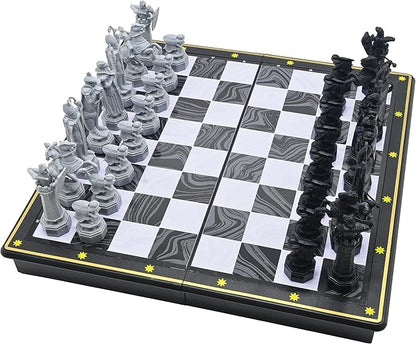 Lexibook - Harry Potter Chess Games Magnetic and Foldable Chess Board 32 Pieces Family Game CGM300HP
