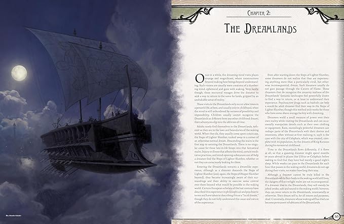 Asmodee Arkham Horror The Roleplaying Game Dreams of Kingsport Setting Guide - Immersive RPG for Kids &amp Adults Ages 14+ 2-6 Players 1+ Hour Playtime