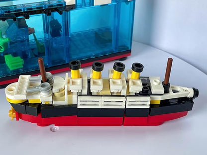 Boat Kits Model Construcrion Sets 247 Pcs Titanic Sink and Break in Half Toy Building Blocks Titanic Cruise Ship Model Toy