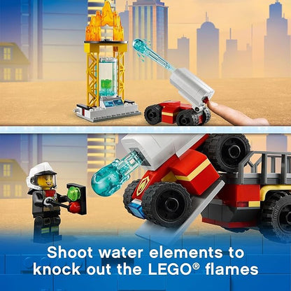 LEGO City Fire Command Unit 60282 Building Kit Fun Firefighter Toy Building Set for Kids New 2021 (380 Pieces)
