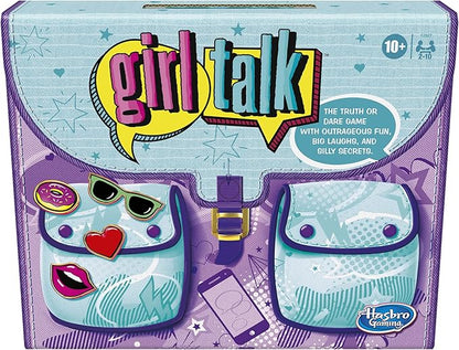 Hasbro Gaming Girl Talk Truth or Dare Board Game for Teens and Tweens Inspired by The Original 1980s Edition Ages 10 and Up for 2-10 Players