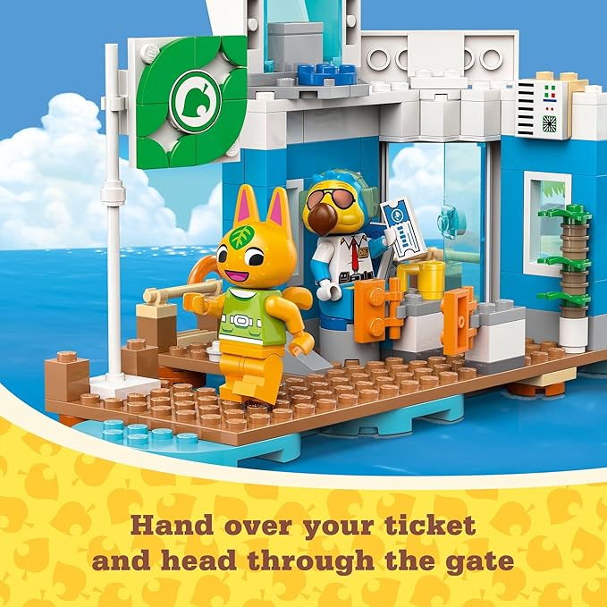 LEGO Animal Crossing Fly with Dodo Airlines Airport Playset Kids’ Airplane Toy and Pilot Minifigure Inspired by The Video Game Series Gift for Girls and Boys Ages 7 and Up 77051