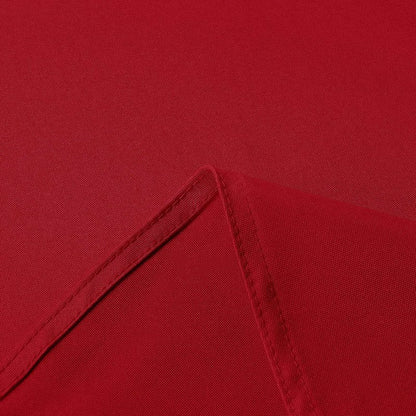sancua Rectangle Tablecloth - 90 x 132 Inch - Water Resistant Spill Proof Washable Polyester Table Cloth, Decorative Fabric Table Cover for Dining Tables, Buffet Parties and Camping, Red