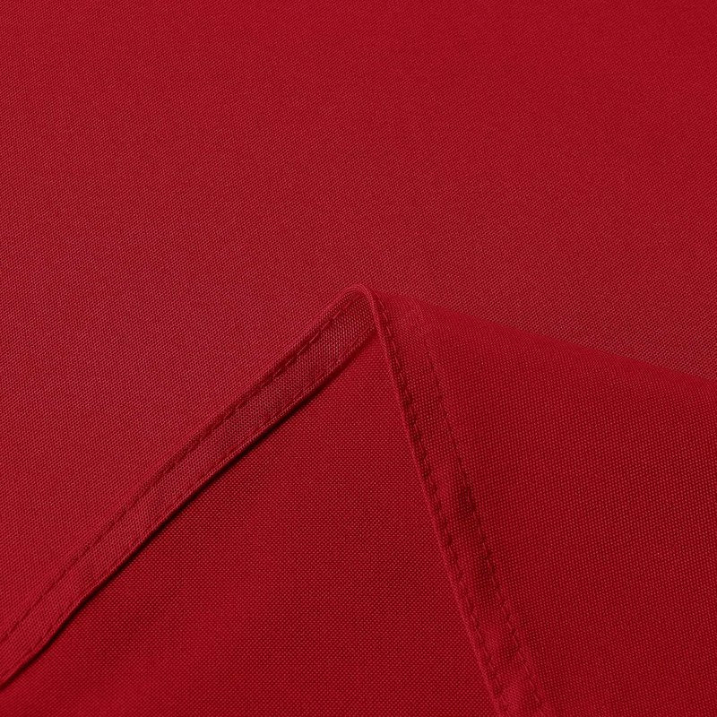 sancua Rectangle Tablecloth - 70 x 108 Inch - Stain and Wrinkle Resistant Washable Polyester Table Cloth, Decorative Fabric Table Cover for Dining Tables, Buffet Parties and Camping, Red