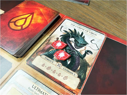 Plaid Hat Games Ashes Reborn: Corpse of Viros Deluxe Game – Cooperative Expansion for 1-2 Players Ages 14+ – Battle Against The Chimera – Requires Master Set