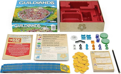 Guildlands - Choose Your Guild Lay Your Tiles Rebuild The City! - for 2 to 6 Players Ages 10 and up