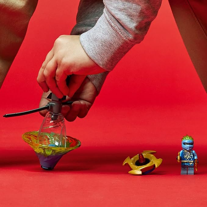 LEGO NINJAGO Jay’s Spinjitzu Ninja Training 70690 Spinning Toy Building Kit with NINJAGO Jay Gifts for Kids Aged 6+ (25 Pieces)