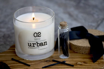 Urban Concepts by DECOCANDLES - Ocean Breeze & Sea Salt - Highly Scented Soy Candle - Long Lasting Fresh Aroma - Hand Poured in USA (9 Oz. Cork)