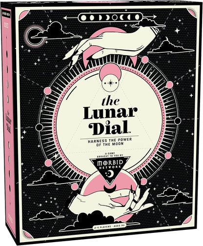 Morbid The Lunar Dial Game - Alter The Phases of The Moon Strategy Game Based on True Crime Podcast Morbid 2-4 Players Age 14 and Up