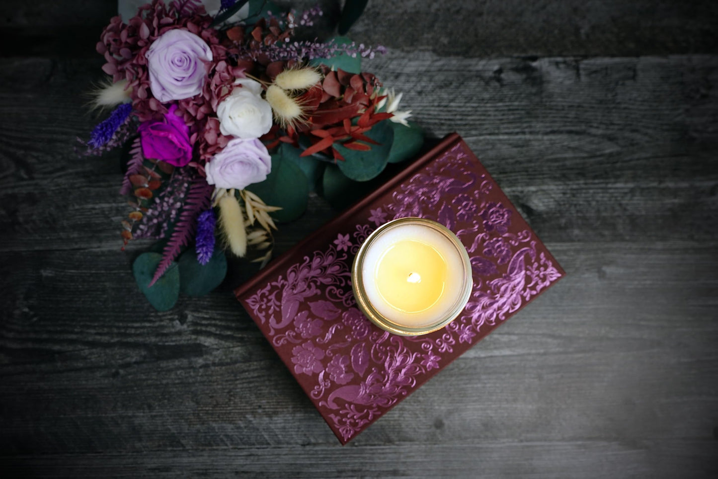 Aira Soy Candles - Organic, Kosher, Vegan, in Mason Jar w/Therapeutic Grade Essential Oil Blends - Hand-Poured 100% Soy Candle Wax - Paraffin Free, Burns 110+ Hours -Relaxing Stress Relief -16 Ounces
