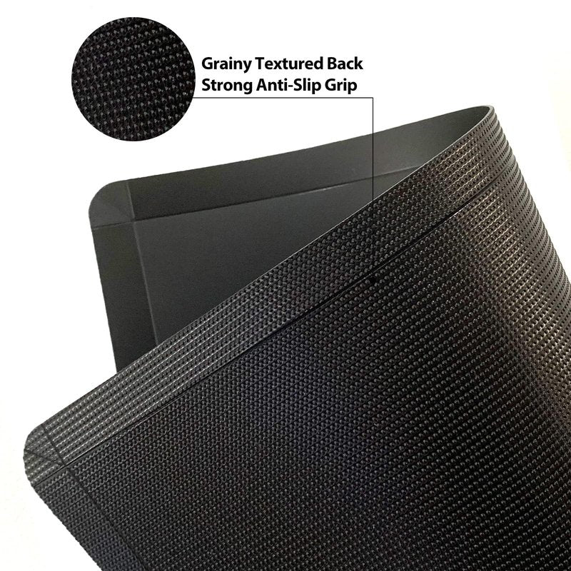 WK Plastic Flexible Cutting Boards for Kitchen Set of 4, Colored Cutting Board Mats with Food Icons, Non-Slip Cutting Mats, BPA Free, Dishwasher Safe