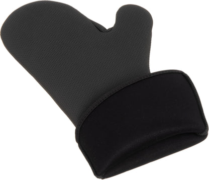 San Jamar Ultigrip Oven Mitt with Heat and Cold Protection for Cooking, Bakeries, Kitchens, And Restaurants, Neoprene, 17 Inches, Black, 1 Count