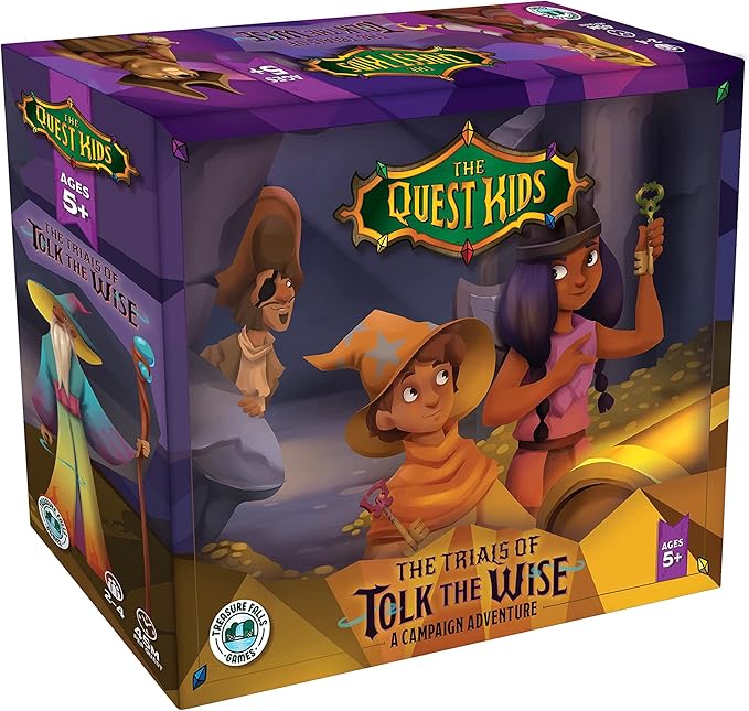 The Trials of Tolk The Wise | Treasure Falls Games | A Fantasy Campaign Expansion for Kids 5 Years Old and Up
