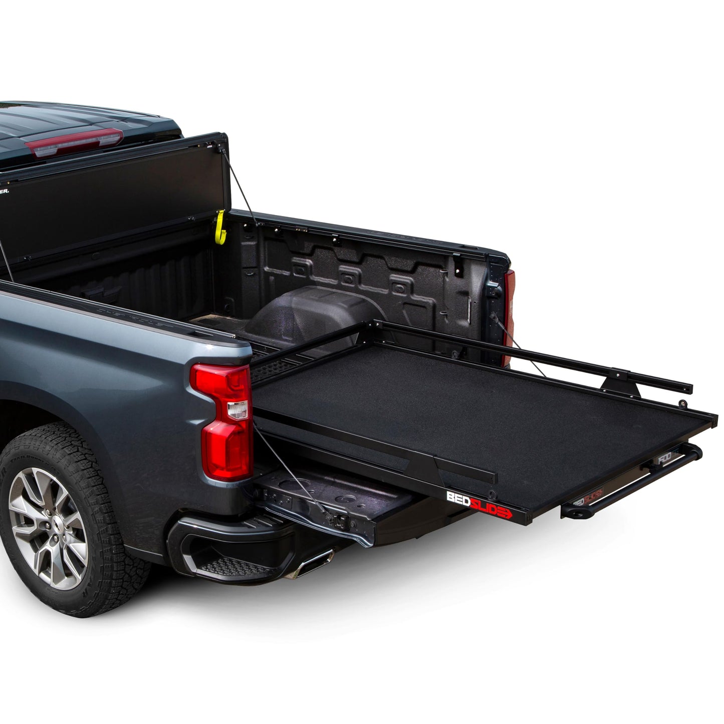Bedslide 2000 Heavy-Duty Sliding Truck Bed Organizer, 95 x 48-Inch, Capacity 2000 lbs., Truck Bed Storage Tray, Black