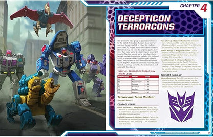 Renegade Game Studios Transformers RPG Beast Wars Technorganic Secrets Sourcebook Expansion
