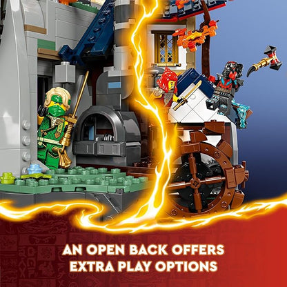 LEGO NINJAGO Tournament Temple City Building Toy for Teen Boys &amp Girls Ages 14+ Great for Dragons Rising Fans Who Enjoy Model Building Sets and NINJAGO Toys - 71814
