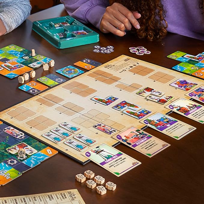 Life in Reterra Strategy Board Game | A Community (Re) Building Game | Ages 10+ | 2 to 4 Players | 35 Mins. Avg. | Games for Adults &amp Families