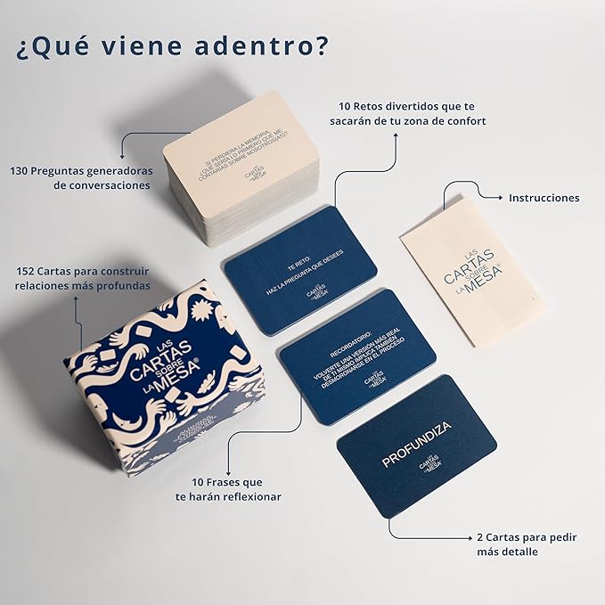 – Spanish Edition - 152 Table Topics Conversation Cards for Meaningful Connections | Perfect for Friends Families &amp Couples | Great for All Occasions