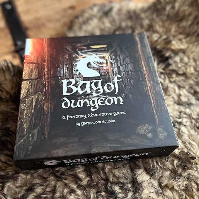 Bag of Dungeon–Fantasy Adventure Board Game for Families &amp RPG Fans | 1–4 Players Ages 7+ | Classic Dungeon Crawler | Portable Tabletop RPG with Endless Replayability