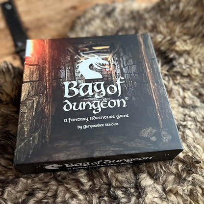 Bag of Dungeon–Fantasy Adventure Board Game for Families &amp RPG Fans | 1–4 Players Ages 7+ | Classic Dungeon Crawler | Portable Tabletop RPG with Endless Replayability