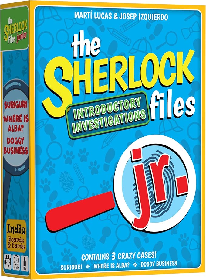 Sherlock Files: Junior Introductory Investigations Strategy Board Games Indie Boards &amp Cards