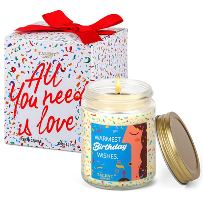 Gifts for Women, Unique Gifts for Women, Best Friend Funny Birthday Gifts for Women Men, Friendship Gifts for Women Men Friends - 8.4 oz French Riviera Scented Candles Gifts, TCGJ7495-2-FR