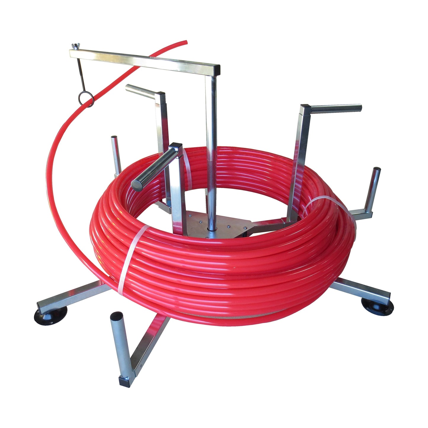 PEX Piping Full Size Uncoiler for 3/8" to 1" PEX Tubing, Radiant Potable Water Applications PEX GUY