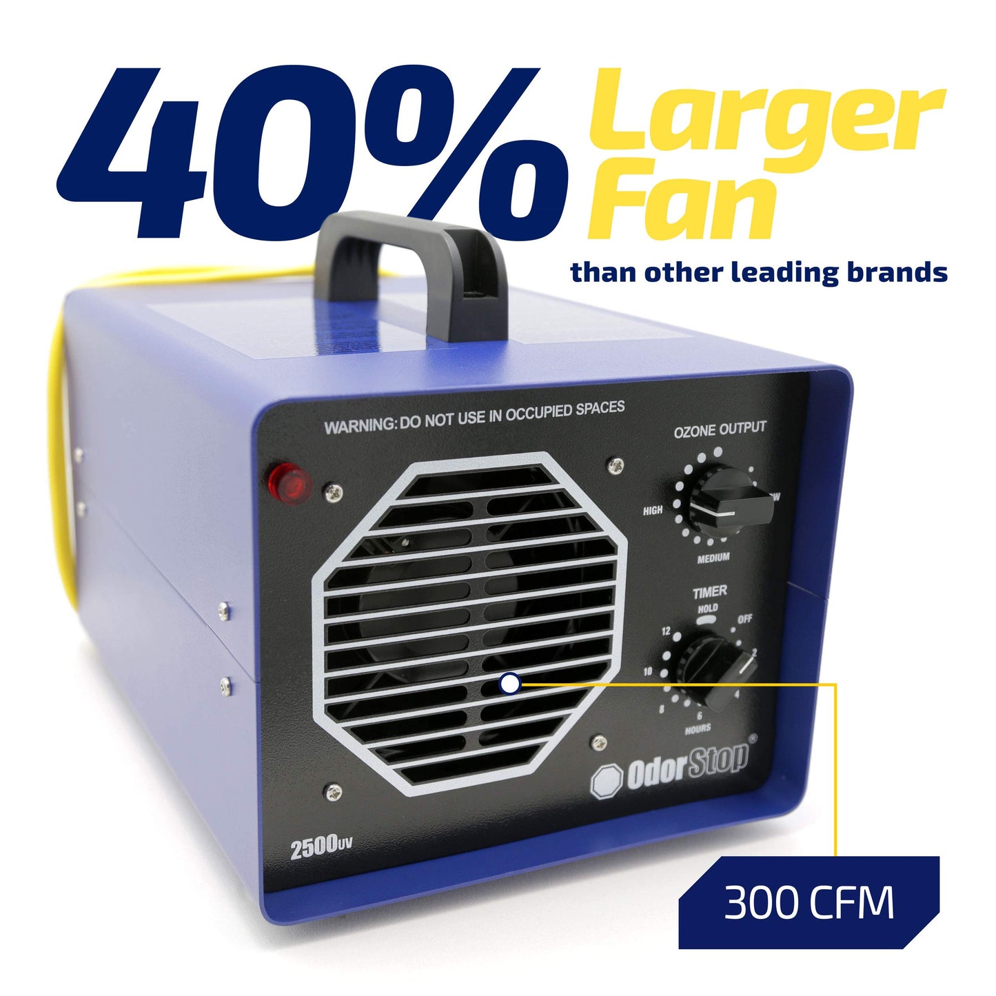 OdorStop OS3500UV Professional Grade Ozone Generator Ionizer for Areas of 3500 sq ft and above