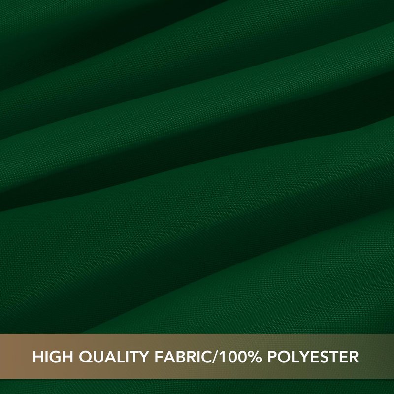 sancua 120 Inch Round Tablecloth, 8 Pack Hunter Green - Circle Polyester Fabric Table Cloth for Chiristmas Party Reception Banquet Birthday, Washable Formal Table Cover (Fit 48-96 Inch Tables)
