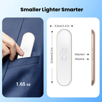 Anfier G9 Language Translator Device, Real-time AI Voice Translation in 144 Languages, Offline 11-Language Two-Way Traductor, Instant Pocket Ingles Español Translators for Business Travel Study White