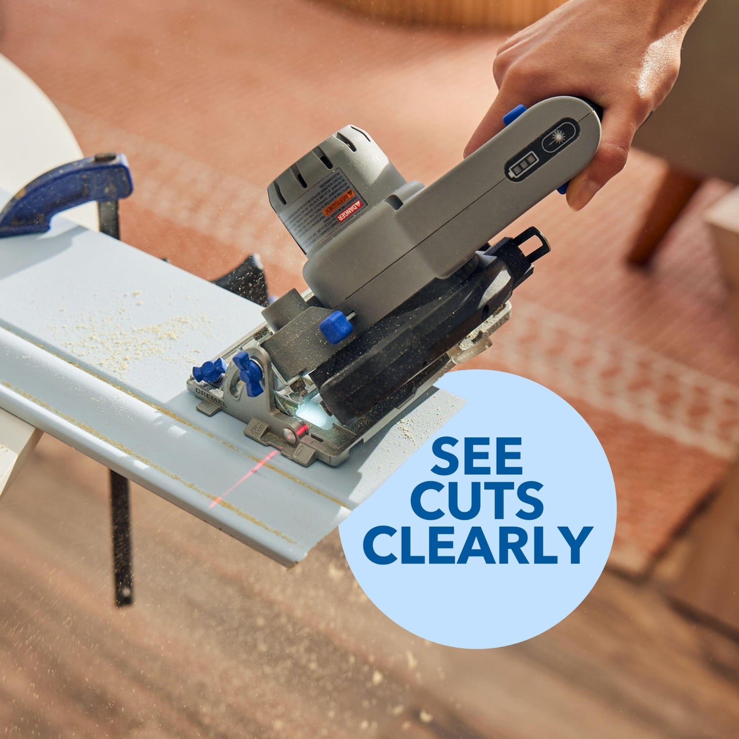 Dremel Blueprint Portable Saw Station with 12V Brushless Compact Circular Saw and Multi-Purpose Cutting Case (CS12V-S1C)