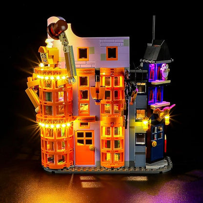 BRIKSMAX Led Lighting Kit for LEGO-76422 Diagon Alley: Weasleys' Wizard Wheezes - Compatible with Lego Harry Potter Building Blocks Model- Not Include Lego Set
