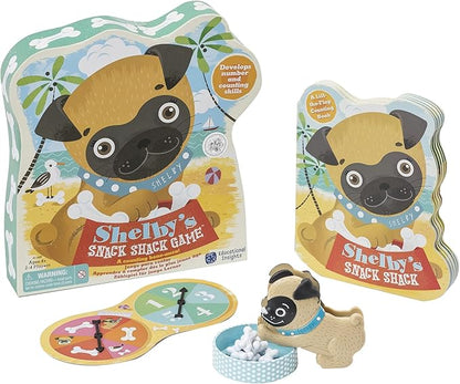 Educational Insights Shelby’s Snack Shack Game and Board Book - Preschool Board Games for 4 Year Olds Early Math Learning Games for Toddlers Fine Motor Toys Counting and Matching 2-4 Players