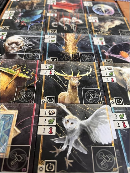 Evenfall - Strategy Board Game Engine-Builder Card Game Boundaries of Reality &amp Supernatural Dissolve Ages 14+ 1-4 Players 60+ Minutes