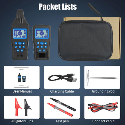Underground Cable Tester & Circuit Breaker Finder – Professional Anti-Interference Wire Tracer for Buried Cable Locating & Broken Wire Detection