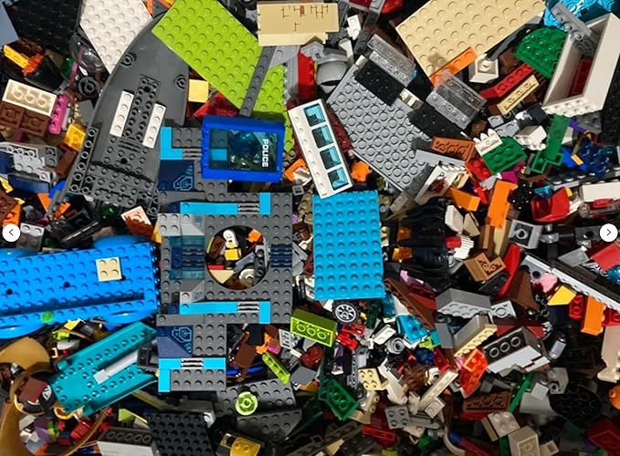 Lego 4 Pounds Bulk Lot! Random Parts Pieces &amp Bricks 500 pcs
