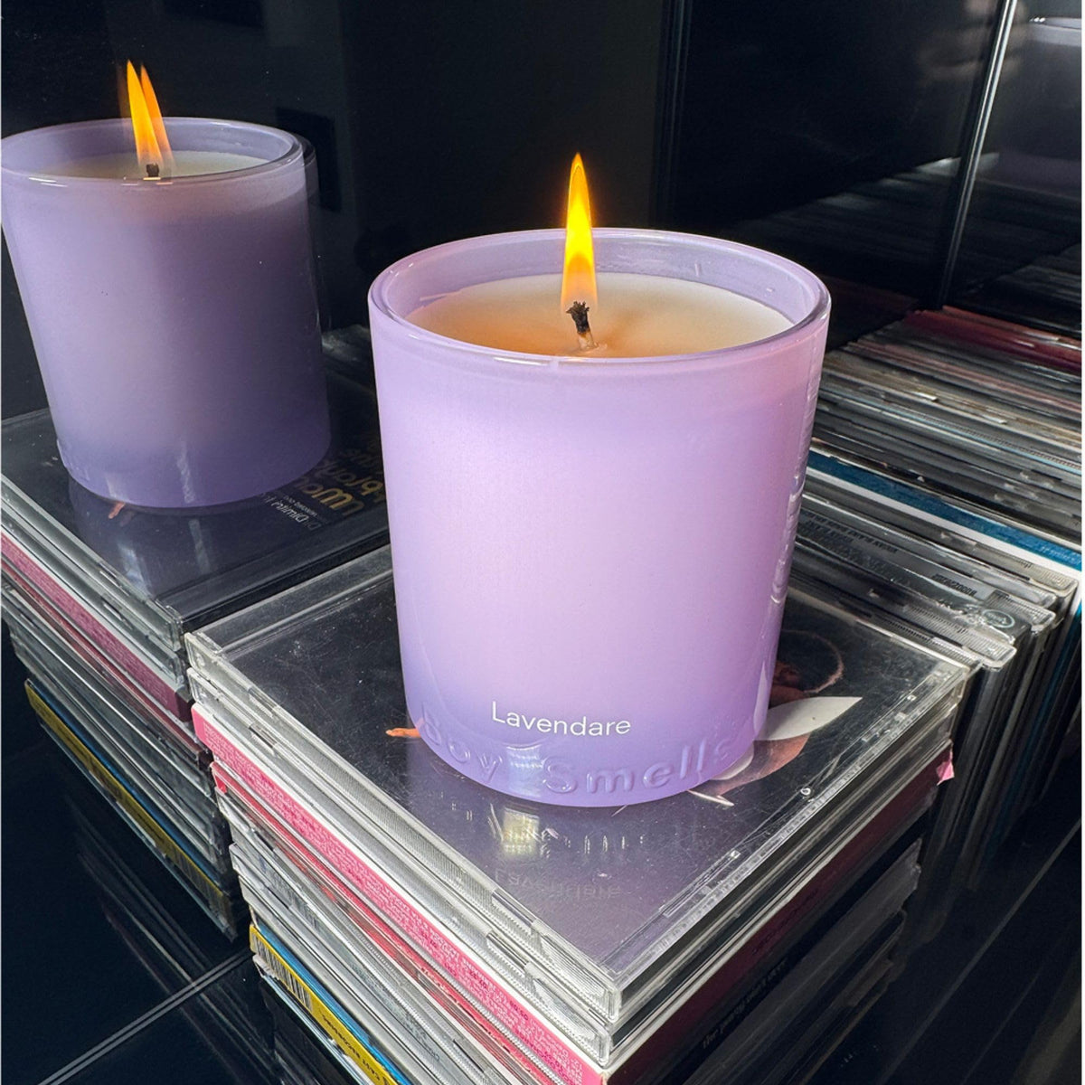 Boy Smells Lavender Candle - 8.5 oz - Luxury Candle with Lemon, Lavander, and Vetiver - Up to 50-Hour Burn - Cotton Wick