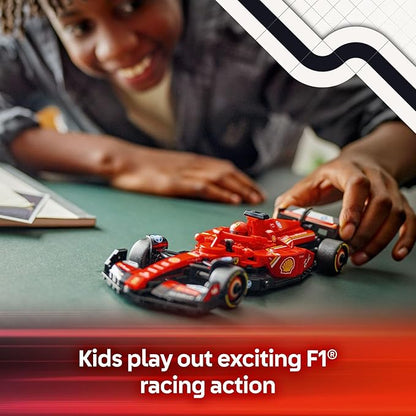 LEGO Speed Champions Ferrari SF-24 F1 Race Car Toys - Building Sets for Kids Boys &amp Girls Ages 10+ - Ferrari F1 Model Car Kits for Display or Play - Gift Ideas for Birthdays and Fans - 77242