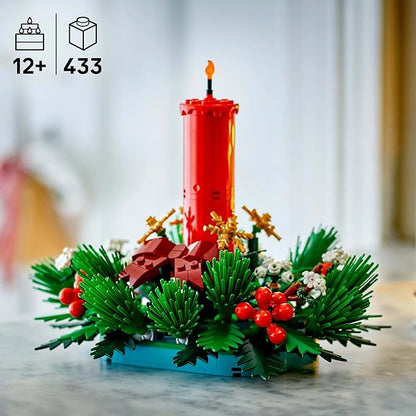 Lego 40743 Christmas Table Decoration Toy Birthday Present Blocks Girls Boys Children 12 13 14 Years Old Elementary School Mom Father Painting Art