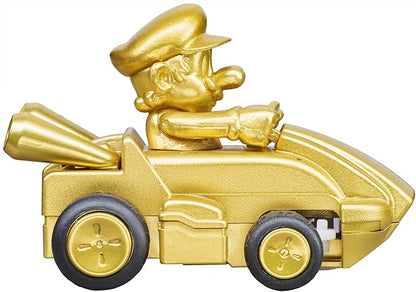 Carrera RC Nintendo Mario Kart 2.4 GHz Mini Collectible Radio Remote Control Toy Car Vehicle - Gold Mario