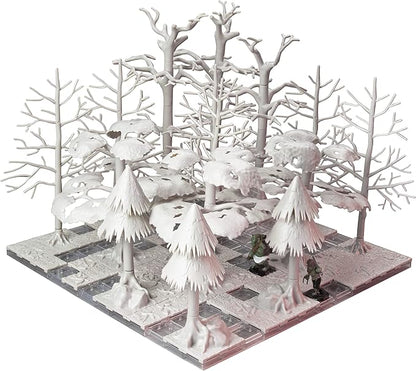 Monster Adventure Terrain 3D Dungeon Interchangeable Builder System - 91pc PAINTABLE Forest Tree Set- Build Modular Worlds in a Snap &amp Elevate Your Campaign- Compatible with DND Dungeons &amp Dra