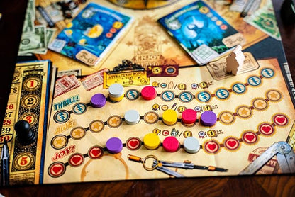 Tenpenny Parks Board Game | Build The Best Theme Park | Beautiful Amusement Park Strategy Worker Placement Family Euro Game | 45-75 Minutes for 1-4 Players Ages 14+ by Thunderworks Games