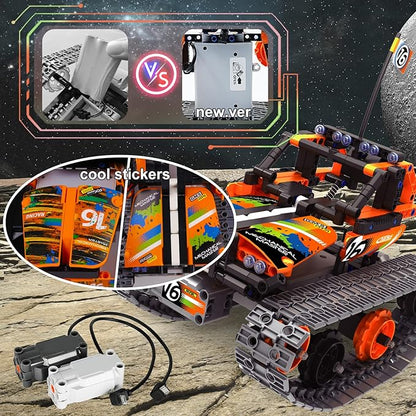 BIRANCO. STEM Remote Control Building Kit 3 in 1 RC Tracked Racer/Tank/Robot Engineering Toys Science Construction Play Set Toy Car Christmas for Boys &amp Girls Age 8-12 (392pcs)
