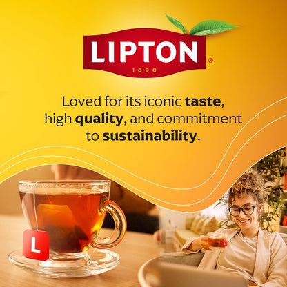 Lipton Peach Paradise Tea Bags, Caffeine Free Tea, Fruit and Herbal Tea, Individually Wrapped, 80 Total tea Bags (20ct - Pack of 4)