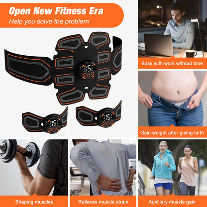 BLASET ABS Stimulator, Ab Toning Belt Trainer, Workout Equipment for Men & Women - BFB-11