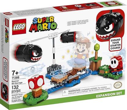 LEGO Super Mario Boomer Bill Barrage Expansion Set 71366 Building Kit Toy for Kids to Add to Their Super Mario Adventures with Mario Starter Course (71360) Playset (132 Pieces)
