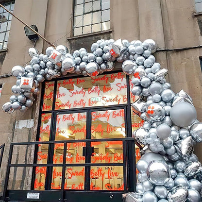 PartyWoo Silver Balloons 100pcs 12 Inch Silver Latex Helium Balloons for Birthday Wedding Anniversary Graduation Bachelorette Engagement Bridal Shower Retirement Party Decorations Silver-G102
