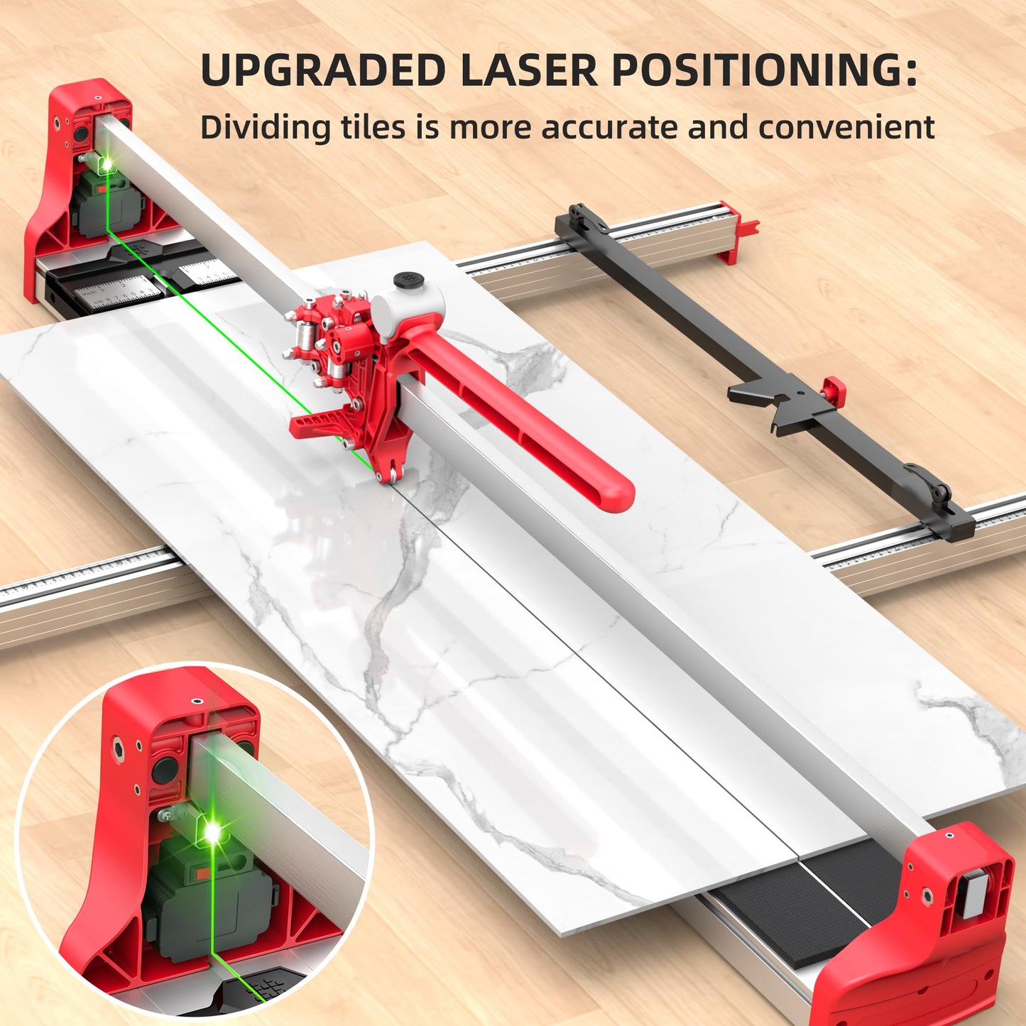 SHIJING 48-inch Manual Tile Cutter,48 inch,Porcelain Ceramic Tile Cutter with Tungsten Carbide Cutting Wheel,Tile cutter