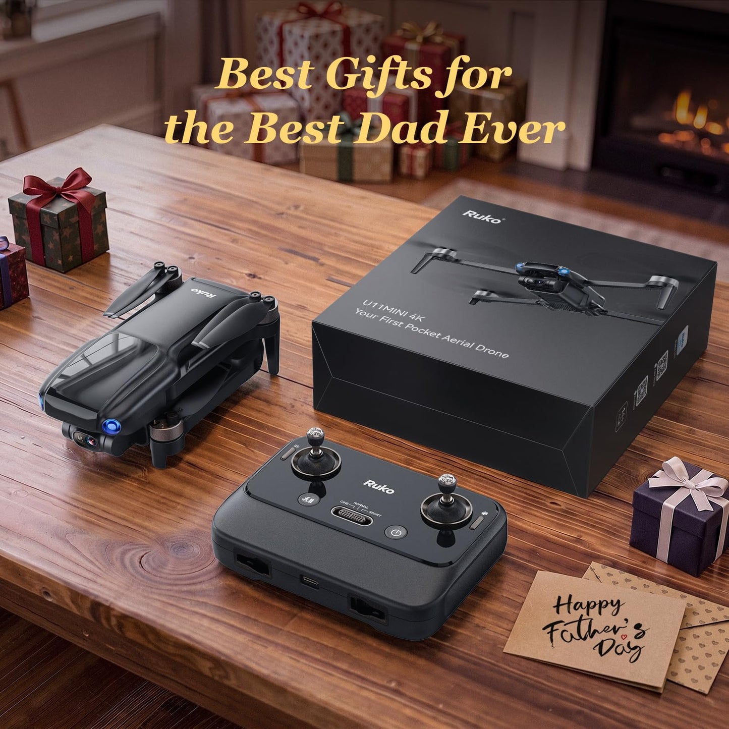 Ruko Drone with 4K UHD Camera for Adults with 3-Axis Gimbal, 8K Photo, Under 249g FAA-Exempt, 96 Mins Flight (3 Batteries), 20,000ft Transmission, GPS with Beeper, Auto Return, Beginner Friendly
