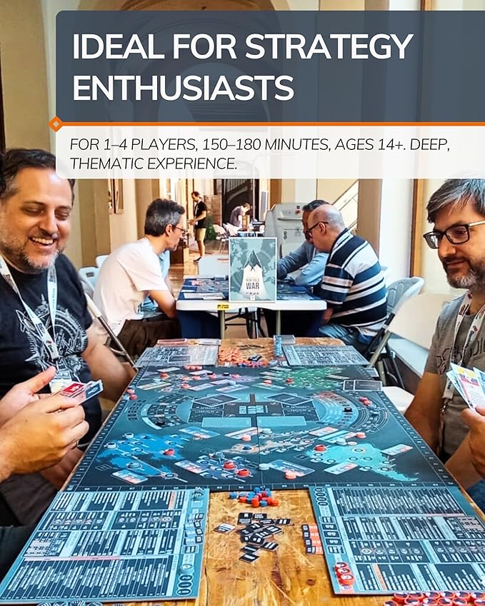 | New Cold War: 1989–2019 | Board Game | Card-Driven Geopolitical Strategy Wargame | 1–4 Players | Solo &amp Team Modes